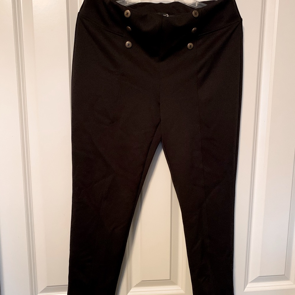 Forever 21 dress pants with gold buttons